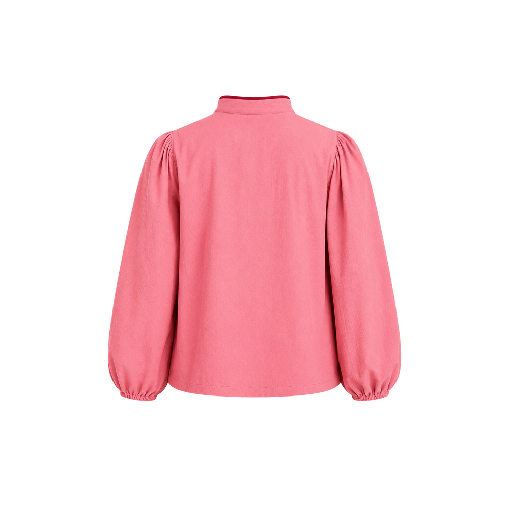 Elara Voss Amelie Rose Pink Blouse