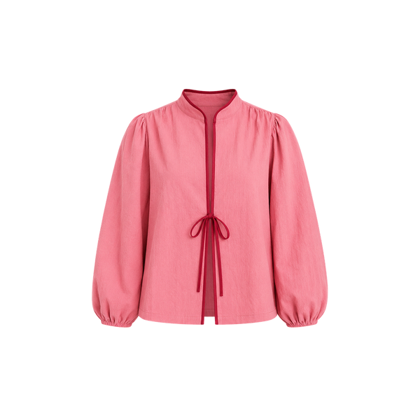 Elara Voss Amelie Rose Pink Blouse