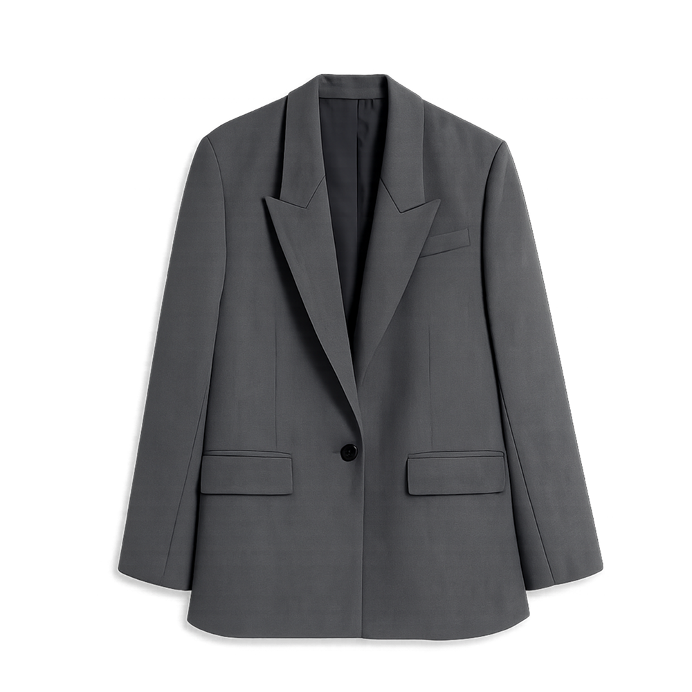 Elara Voss Ash Tailored Blazer