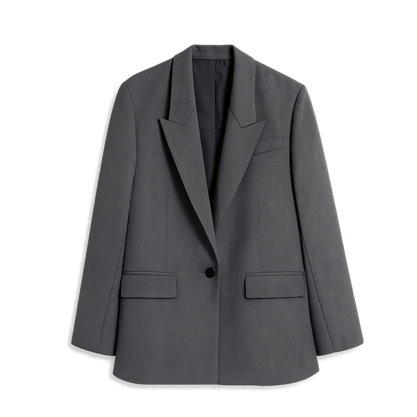 Elara Voss Ash Tailored Blazer