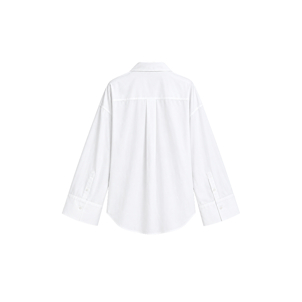 Elara Voss Aurelia Relaxed White Shirt