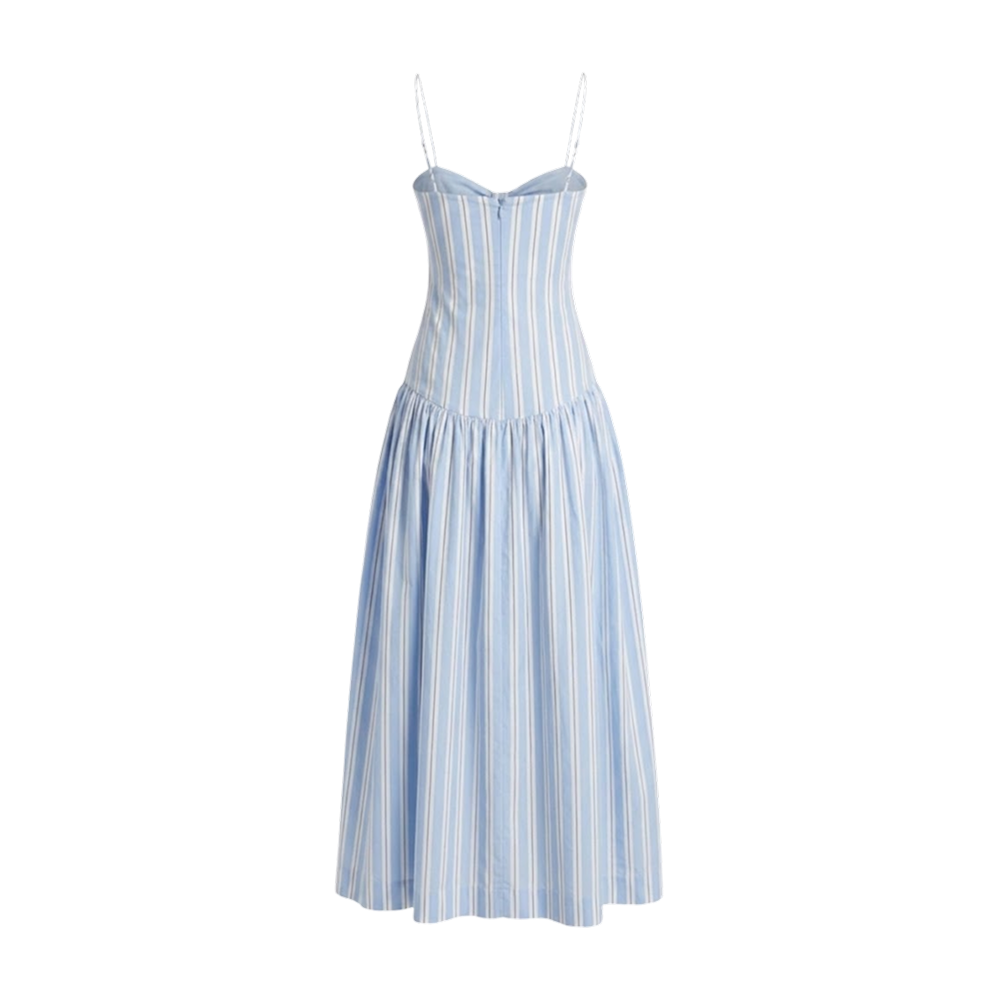 Elara Voss Azure Breeze Maxi Dress
