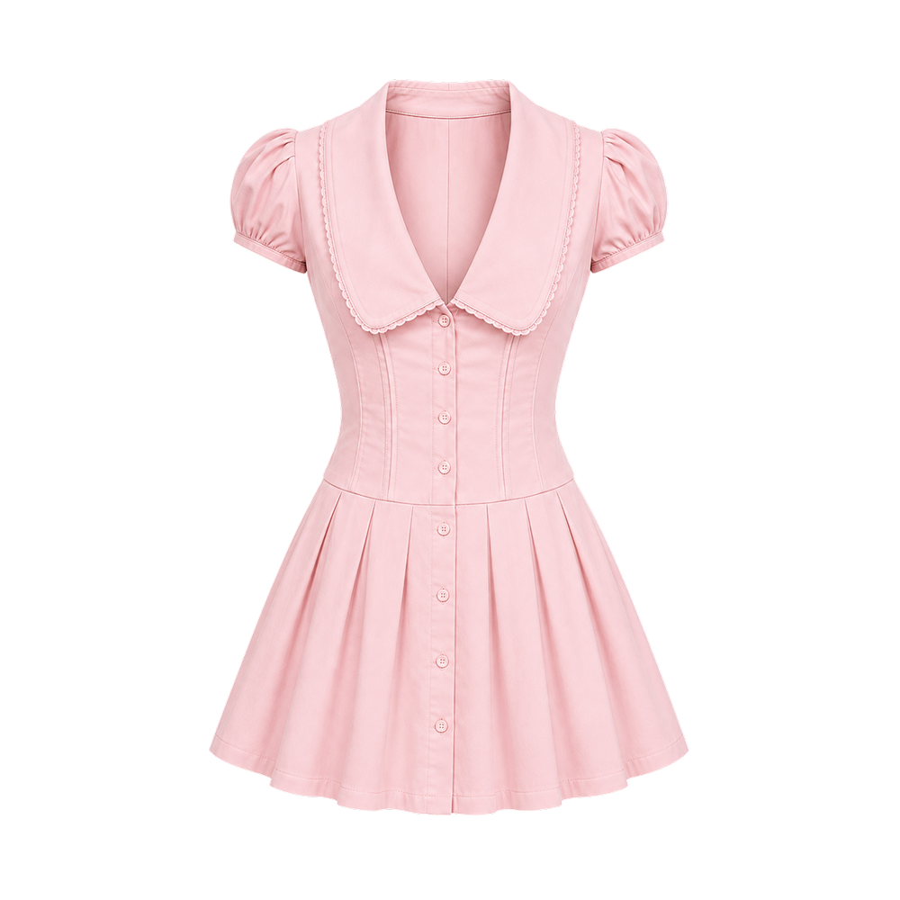 Elara Voss Blair Blush Pink Dress