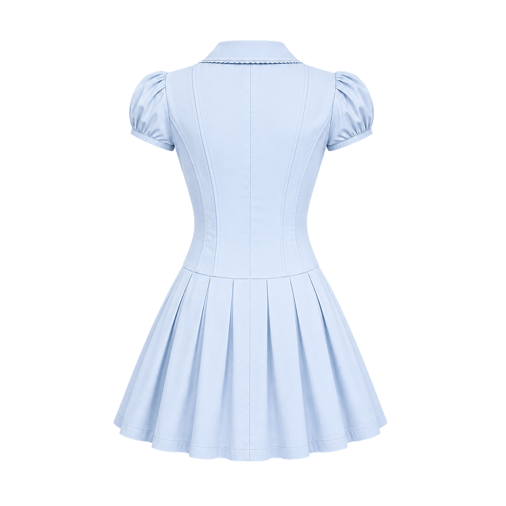 Elara Voss Blair Powder Blue Dress