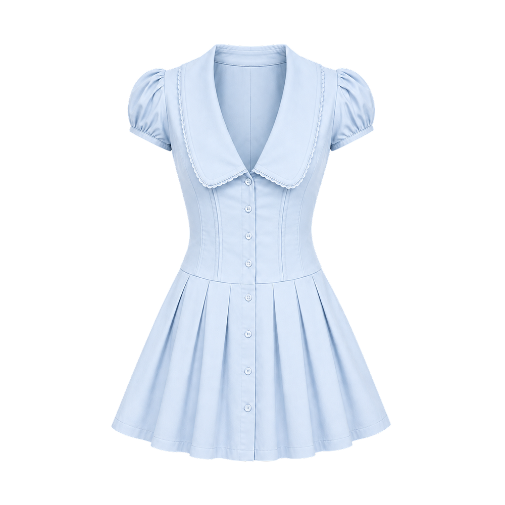 Elara Voss Blair Powder Blue Dress