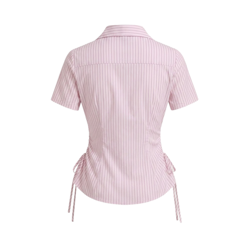 Elara Voss Blush Cinch Shirt