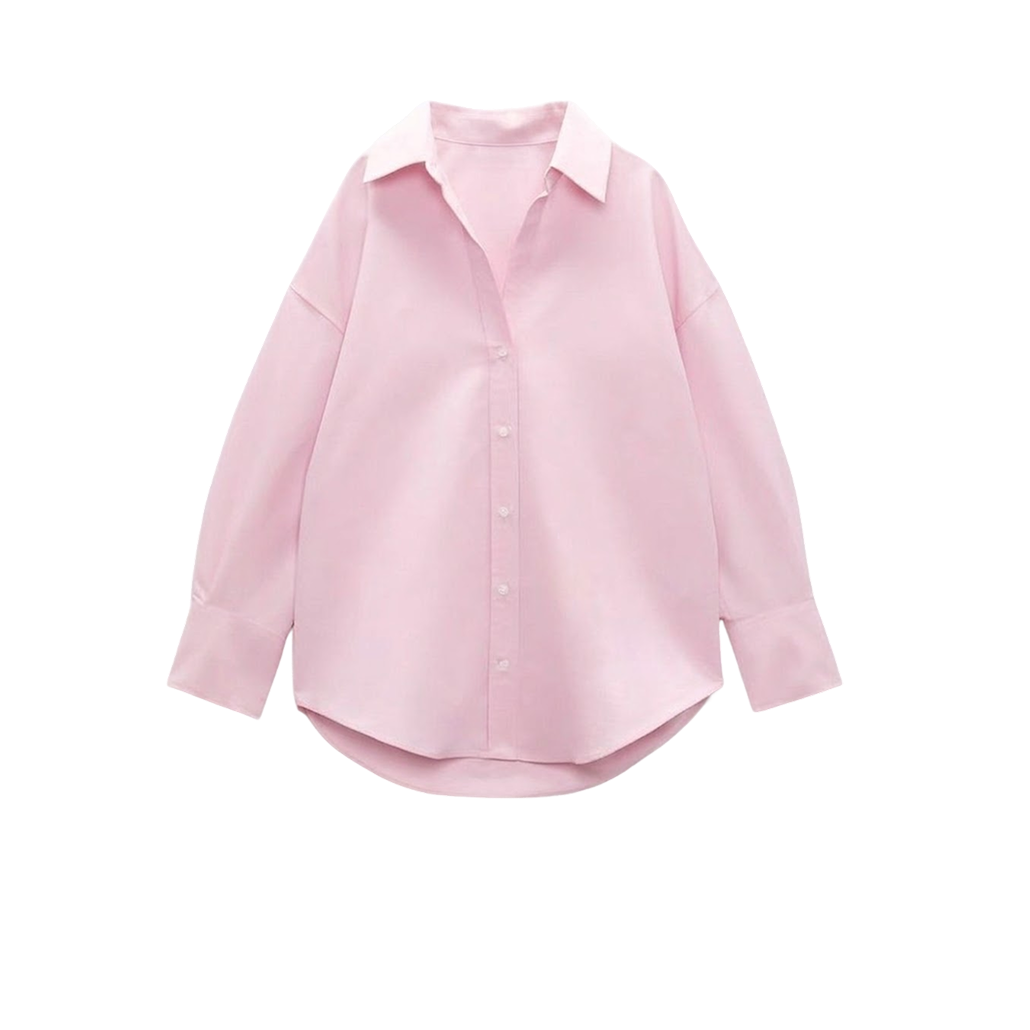 Elara Voss Blush Relax Shirt