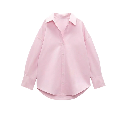 Elara Voss Blush Relax Shirt