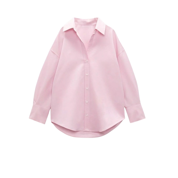 Elara Voss Blush Relax Shirt
