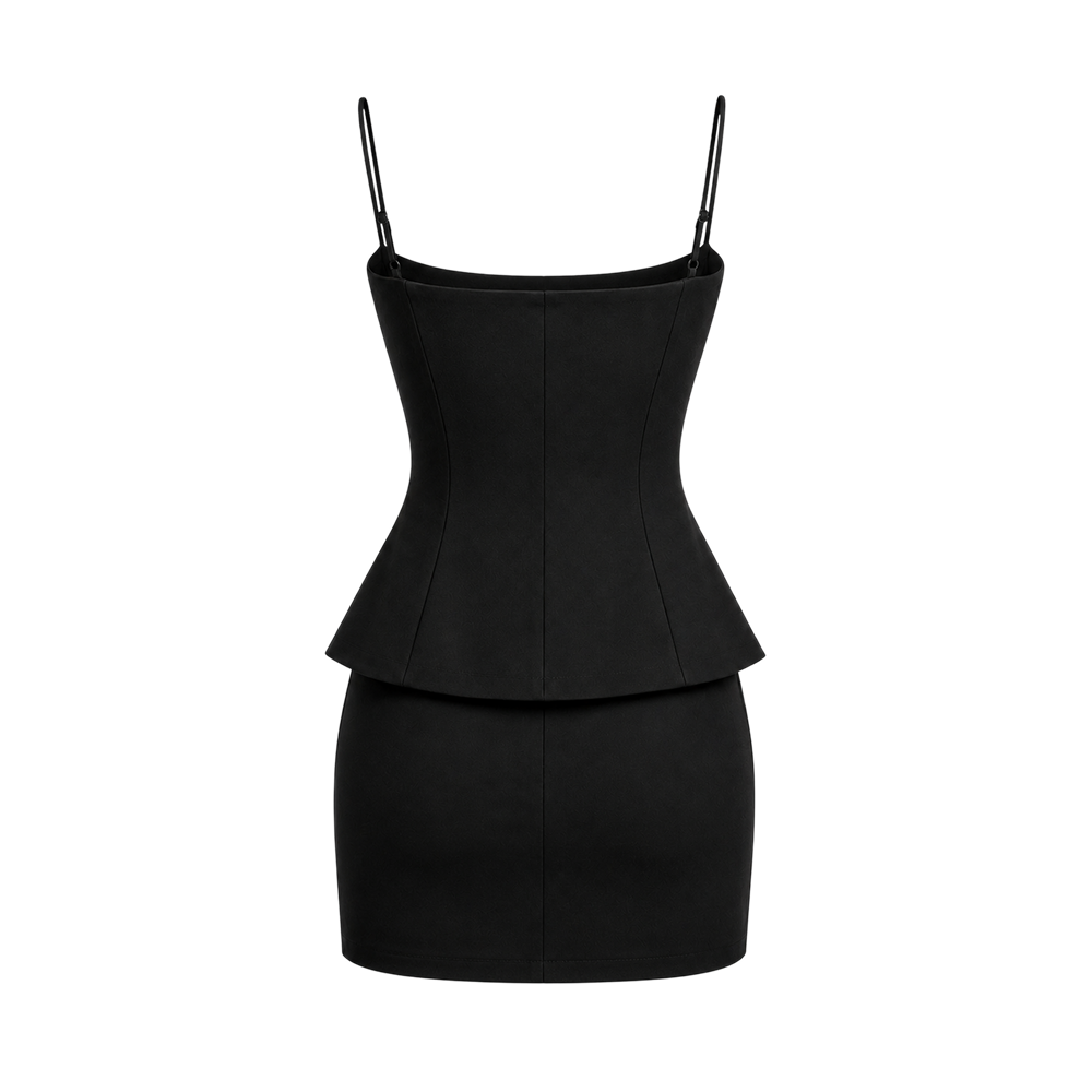 Elara Voss Brielle Noir Black Dress