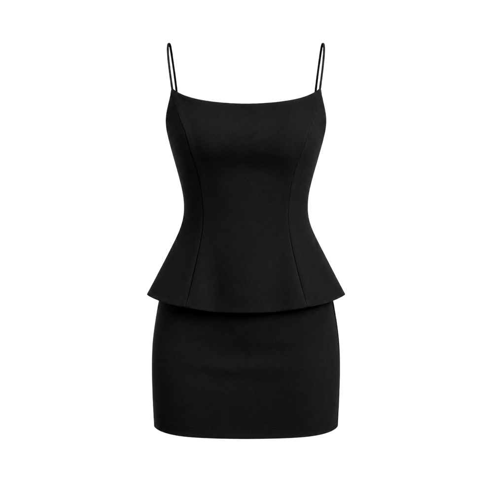 Elara Voss Brielle Noir Black Dress