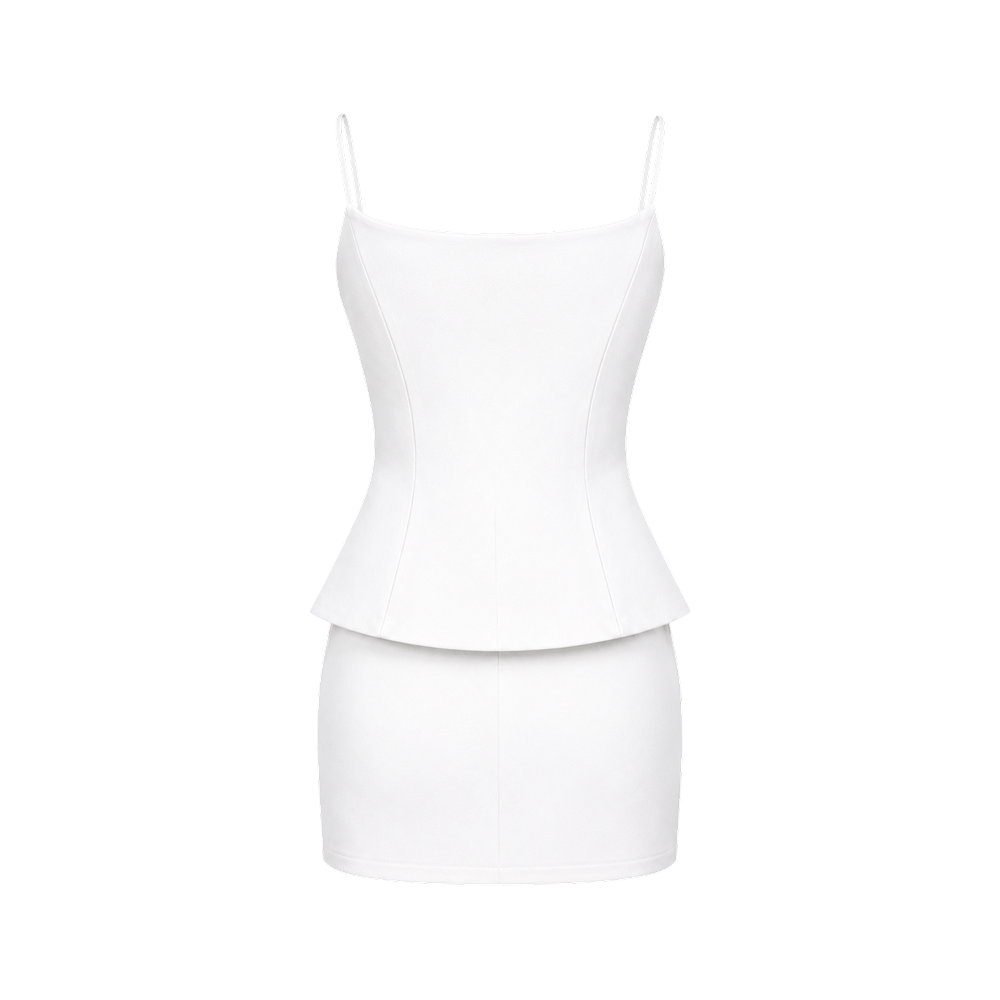 Elara Voss Brielle White Dress