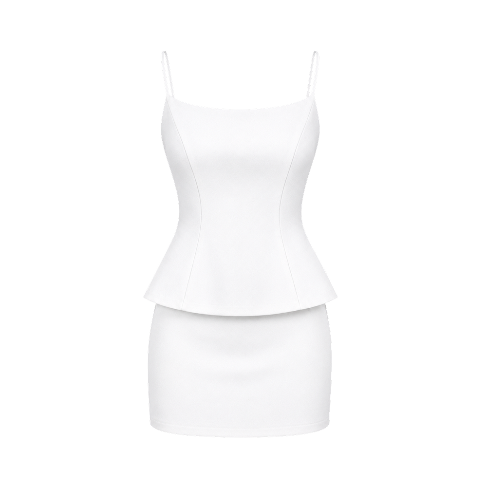 Elara Voss Brielle White Dress