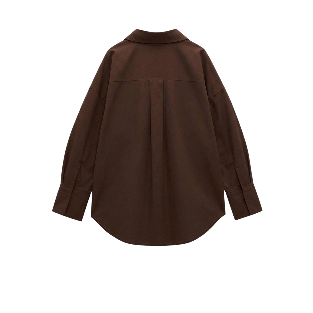 Elara Voss Cocoa Relax Shirt