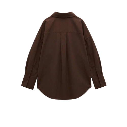 Elara Voss Cocoa Relax Shirt