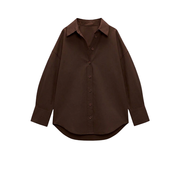 Elara Voss Cocoa Relax Shirt