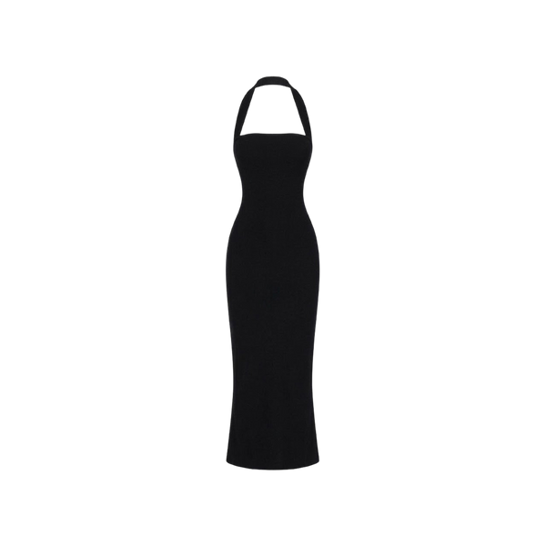 Elara Voss Eclipse Halter Column Dress