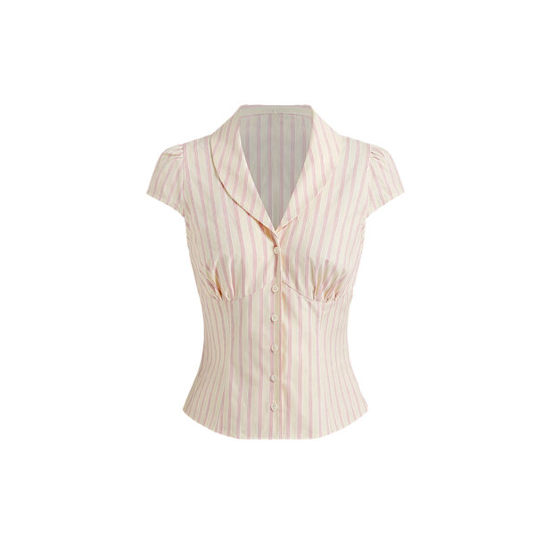 Elara Voss Isabelle Stripe Shirt