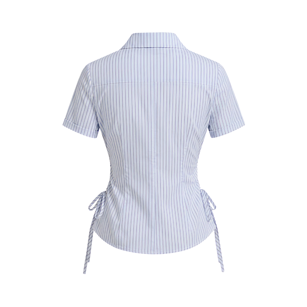 Elara Voss Mist Cinch Shirt