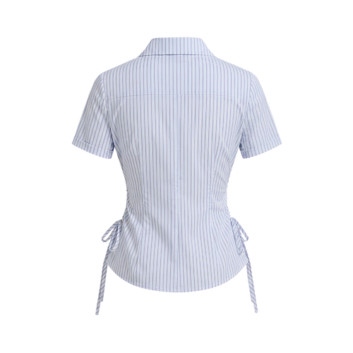 Elara Voss Mist Cinch Shirt