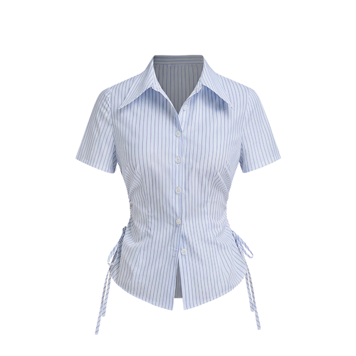 Elara Voss Mist Cinch Shirt