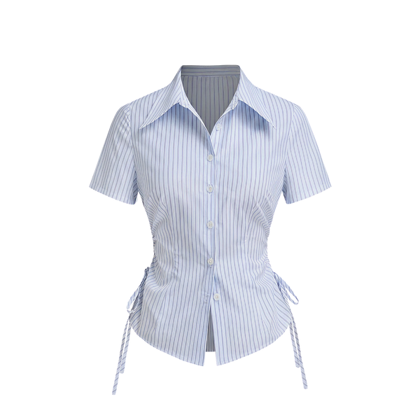 Elara Voss Mist Cinch Shirt