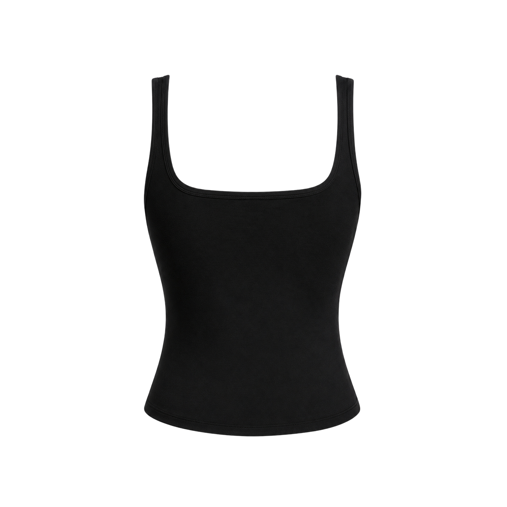 Elara Voss Noire Lace Black Cami Top