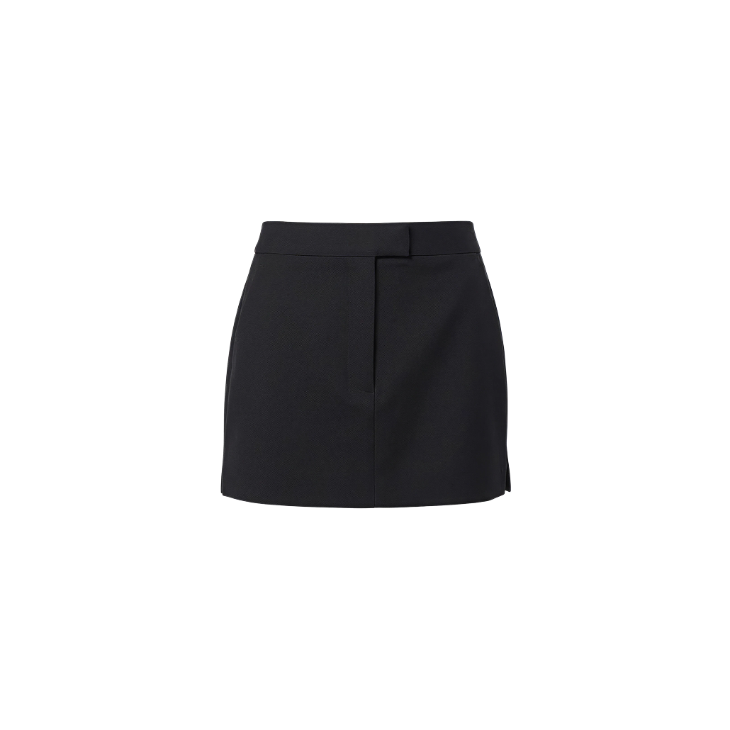 Elara Voss Obsidian Dark Gray Mini Skirt
