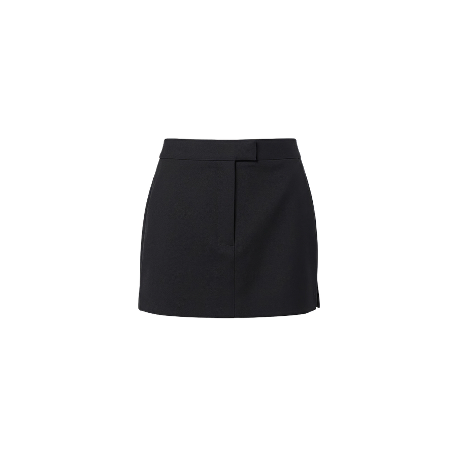 Elara Voss Obsidian Dark Gray Mini Skirt