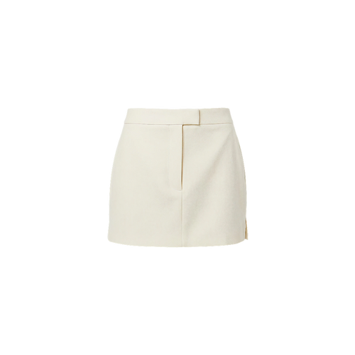 Elara Voss Obsidian Off White Mini Skirt