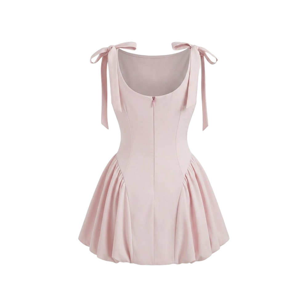 Elara Voss Rosalie Bow Mini Dress