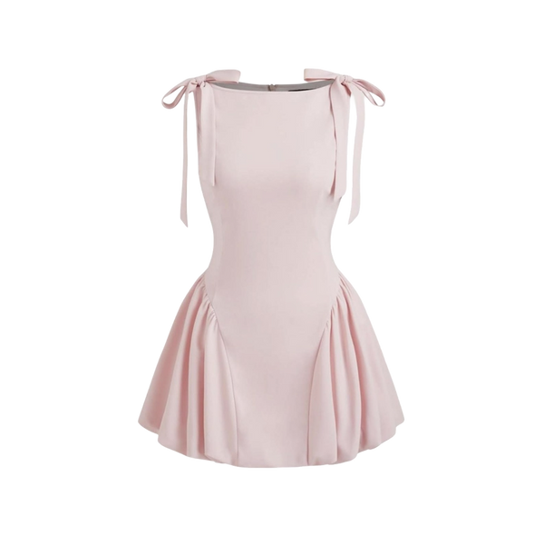 Elara Voss Rosalie Bow Mini Dress