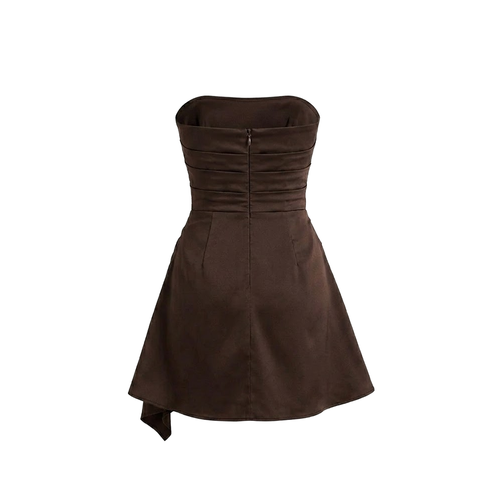 Elara Voss Sienna Draped Mini Dress