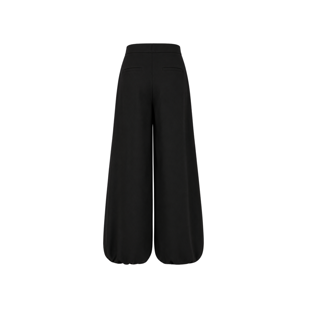 Elara Voss Sienne Fluid Black Trouser