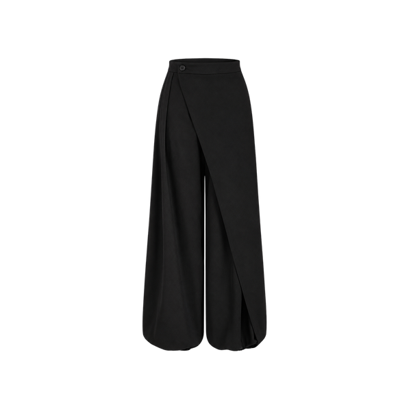 Elara Voss Sienne Fluid Black Trouser