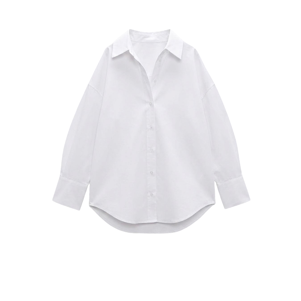 Elara Voss White Relax Shirt