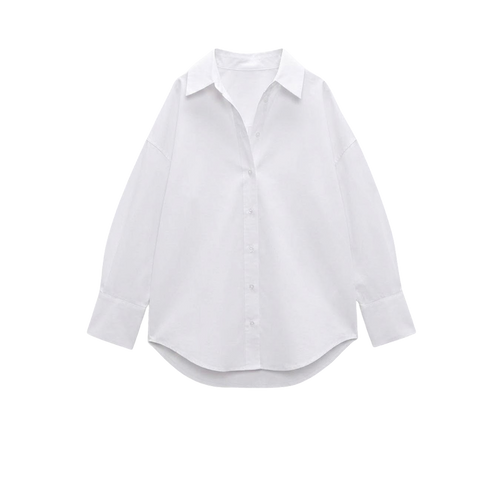 Elara Voss White Relax Shirt