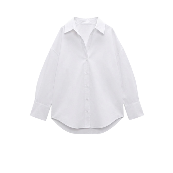 Elara Voss White Relax Shirt