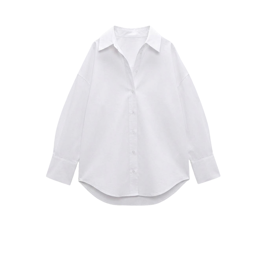 Elara Voss White Relax Shirt