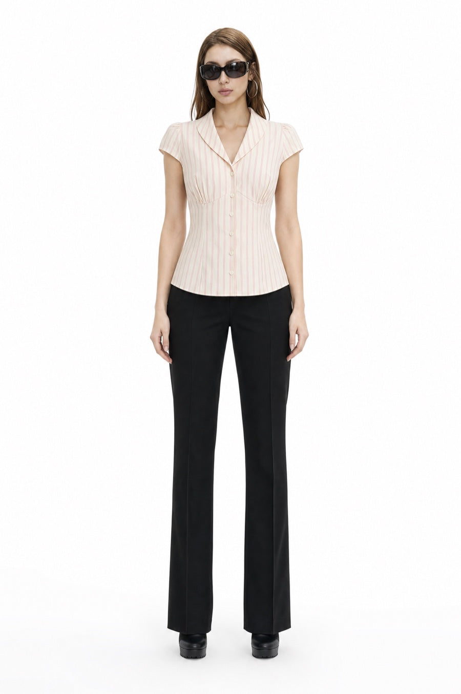 Elara Voss Isabelle Stripe Shirt